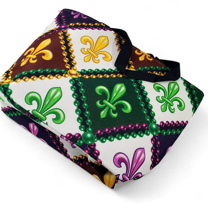 Black and White Criss Cross Rope Bag