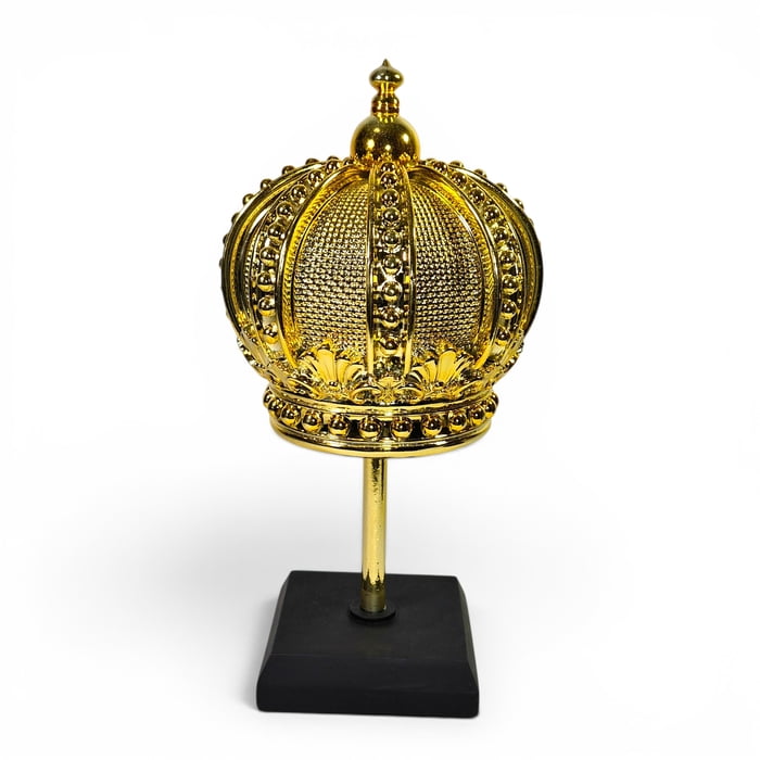 New!! 14" Gold Crown on Stand (Fall 2026 shipping)