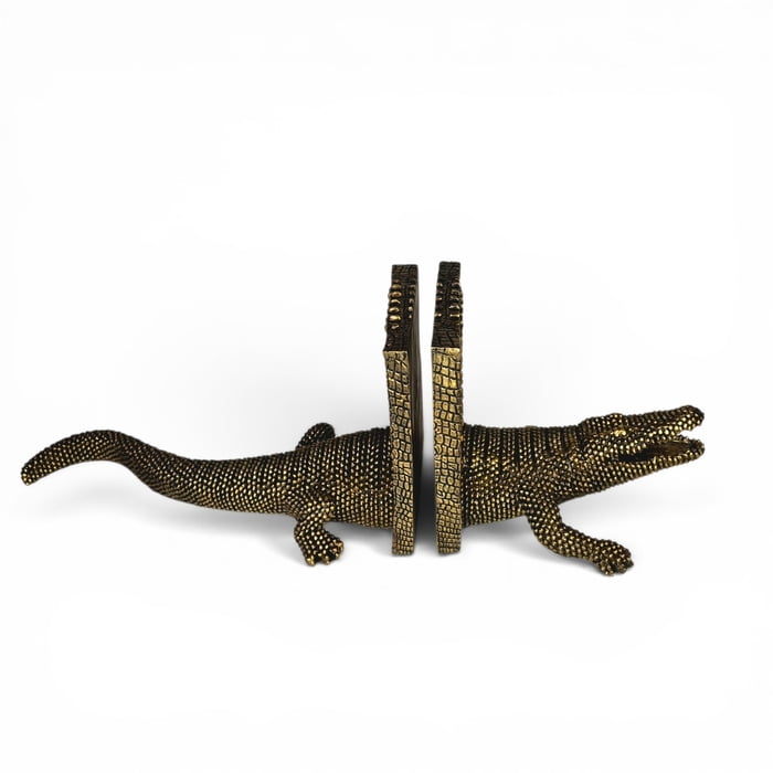 7" Natural Gator Bookends (Fall 2026 shipping)