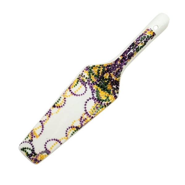 10" X 2 1/8" Beaded Cake Server