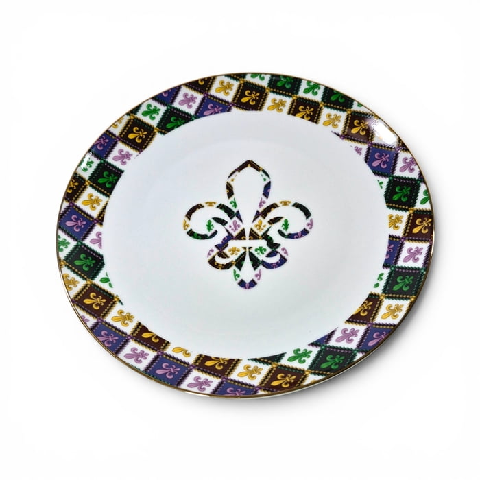 New!! 8" FDL Criss Cross Design 8" Plate Set