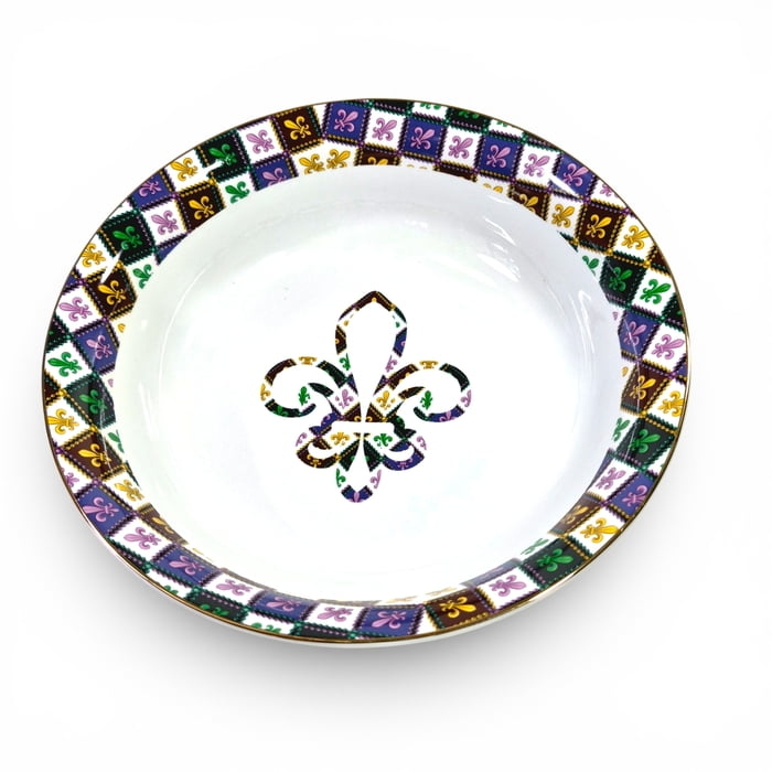 New!! 13" Lg Criss Cross Design Serving Bowl (Fall 2026 shipping)