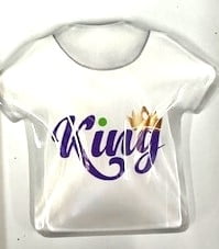 NEW!! T-Shirt KING Magnet 2"