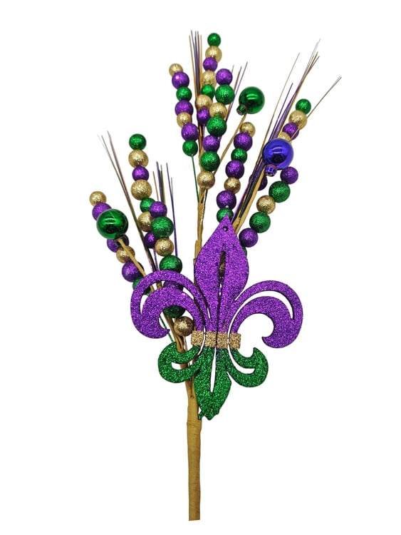 NEW!! 28.5" Berry and Fleur de LIs Stem