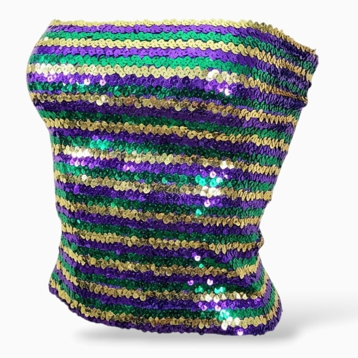 PGG Narrow Stripe Strapless Top S/M, L/XL