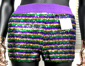 NEW!!! PGG Narrow Stripe Sequin Shorts