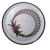 Beads and Feathers Platter 100% Melamine 13.75"