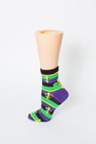 Mardi Gras Stripe FDL Knee Socks