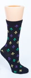 Black socks with Overall PGG Fleur de LIs Men's