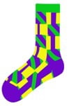 NEW!! PGG Socks w Square Pattern