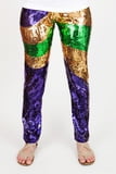 Mardi Gras Sequin Pants XL