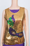 Mask Sequin Top M