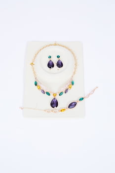 PGG Necklace and Earrings and Bracelet