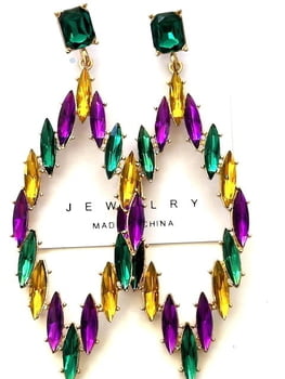 Long Diamond PGG Earrings