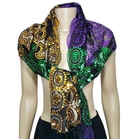 Mardi Gras Sequin Scarf/Table Runner