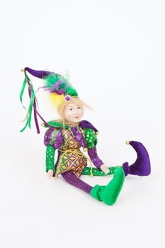 22" Hanging Jester Ornament