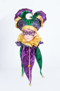 22" Hanging Jester Head