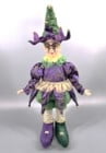 NEW!! 17" Standing Jester w Harlequin Fabric