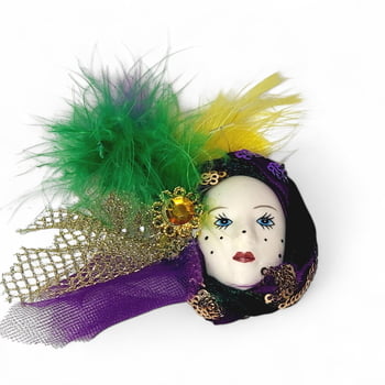 NEW!! 4" Assorted Mardi Gras Magnets