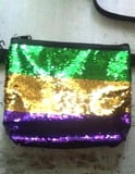Sequin Fanny Pack-3 Wide Sequin Stripes