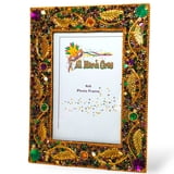 4x6 Gold Leaf & Jewel Frame