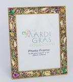 NEW!! 8" X 10" Gold Leaf and Jewel Frame
