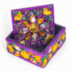3.5" Square Pretty in Purple Box