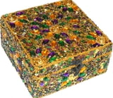 4" Sq Gold Glamour