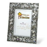 All Silver Teardrop Frame 4" x 6"