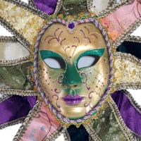 Full Face Mardi Gras Mask