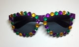 Round Beaded Sunglasses