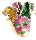 4" Mask w Horns