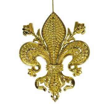New!! Gold Fleur-de-lis Ornament with String (Fall 2026 shipping)