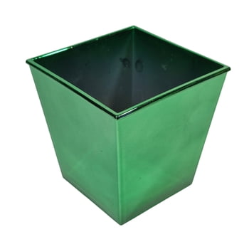 New!! 5"x5"x5.25" Green Plastic Pot (Fall 2026 shipping)