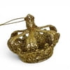 New!! 2.5"x2.75" Gold Glitter Crown Ornament/ Decoration