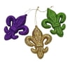 New!! 4" PGG Hanging Glitter Fleur de Lis, Set of 12 (Fall 2026 shipping)