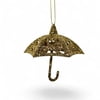 NEW!! 4.5" Gold Glitter Umbrella Ornament/Decoration