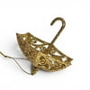 NEW!! 4.5" Gold Glitter Umbrella Ornament/Decoration