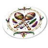 New!! 13" Musical Charger Plate, Maracas (Fall 2026 shipping)