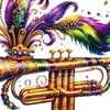 New!! 13" Musical Charger Plate, Trumpet(Fall 2026 shipping)