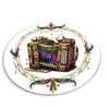New!! 13" Musical Charger Plate, Accordion (Fall 2026 shipping)