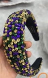 2" W X 7"L PGG BEADED HEADBAND