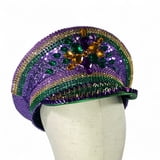 10"L X 6.25"H JEWELED " POLICE" HAT
