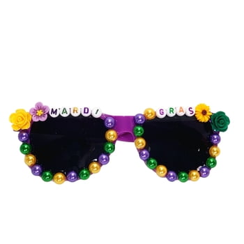 Mardi Gras Word Sunglasses