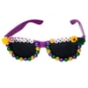 Mardi Gras Word Sunglasses