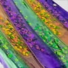 New!! 18"x12" Clear PGG Stripes w Sequins Bag