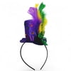11"H X 4" D Purple Hat Headband