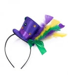 11"H X 4" D Purple Hat Headband