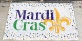 NEW!!! 20" X 32" MARDI GRAS DOORMAT