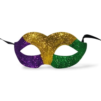6.5" X 3.25" PGG ADULT GLITTER MASK